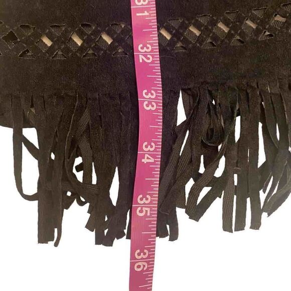 Addie Sleeveless Dress with Fringe Hemline - Picture 11 of 11